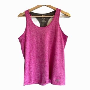 Avia pink  gray racerback sleeveless tank top